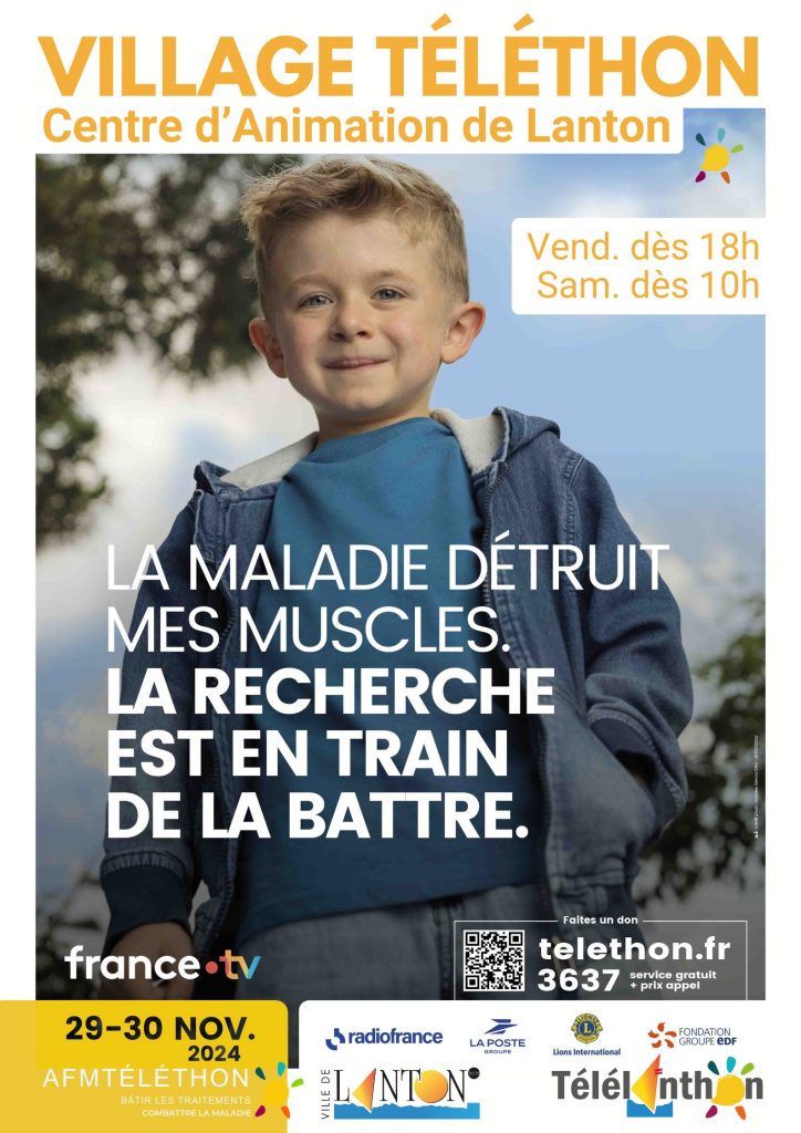 TÉLÉTHON 2024 À LANTON - PROGRAMME COMPLET